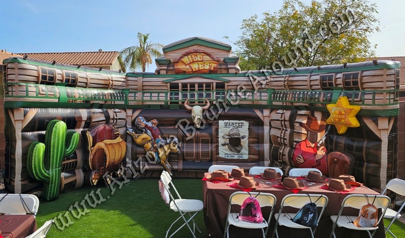 Western Themed Backdrop Rental Phoenix Arizona